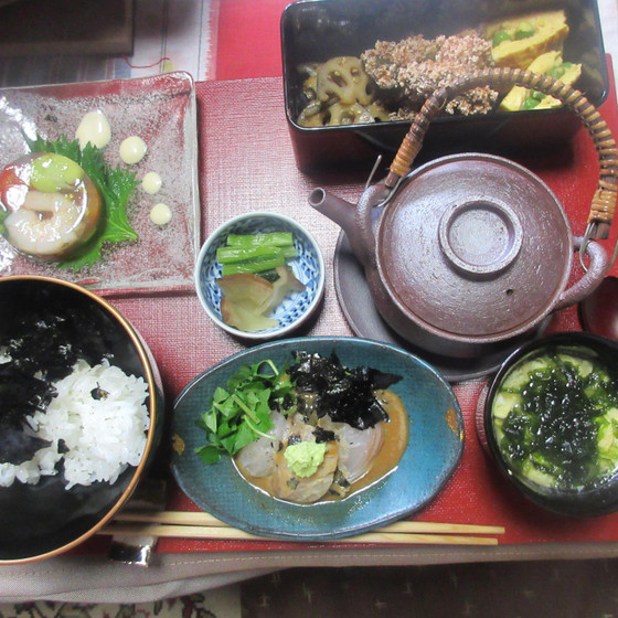 5月の和食はなんと料亭の味を目指して鯛茶漬け定食を