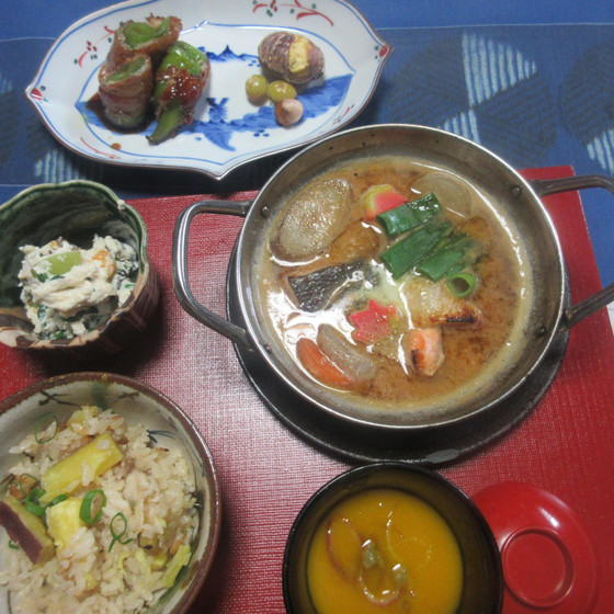 10月は秋のめぐみ満載でほっと一息つくおいしいものを作りましょう
