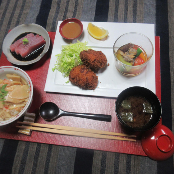 4月の和食はやはり筍ですね