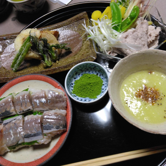 ４月の和食教室は春の魚や野菜を使って