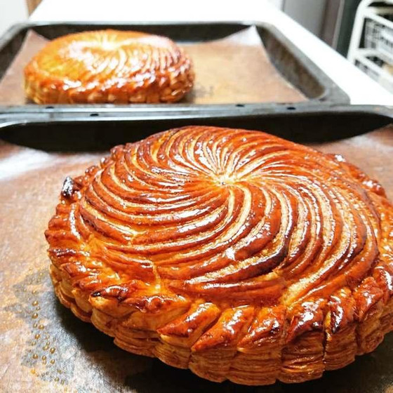 トップの模様は選べます！綺麗に焼き上がってますね♪