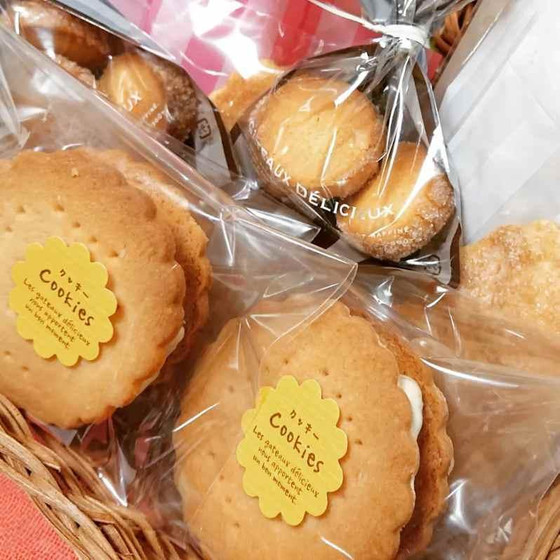ラッピングしてお持ち帰りです♪