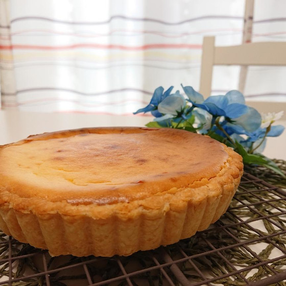 作ったチーズタルトはお持ち帰り♪