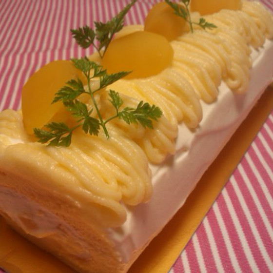 生菓子「ソフトモンブランロール」レッスン