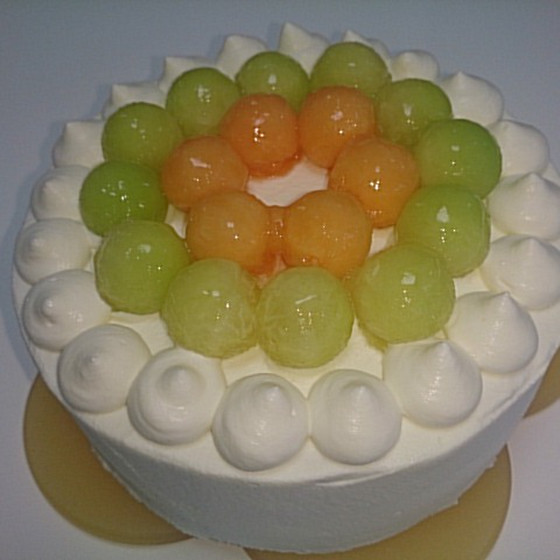 生菓子「メロンショートケーキ」レッスン