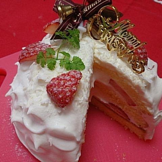 生菓子「ノエル・ブラン4号」12月クリスマスお勧めレッスン
