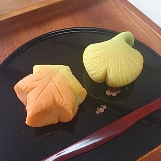 和菓子「練り切り～紅葉＆銀杏～」10月お薦めレッスン♪
