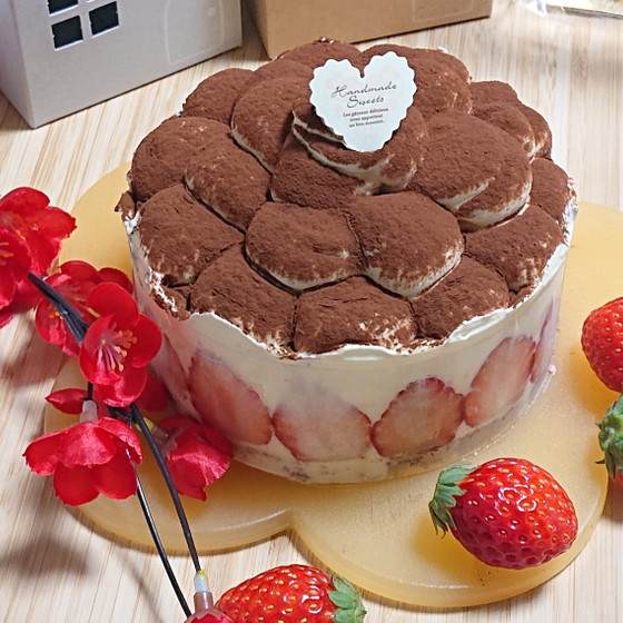 生菓子「春のティラミス」4月お薦めレッスン♪