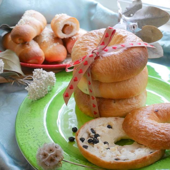 【8月ワンデイ】ふたつの手ごねベーグル＆スフレチーズケーキ