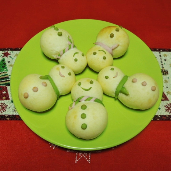 雪だるまパン（湯種パン）
