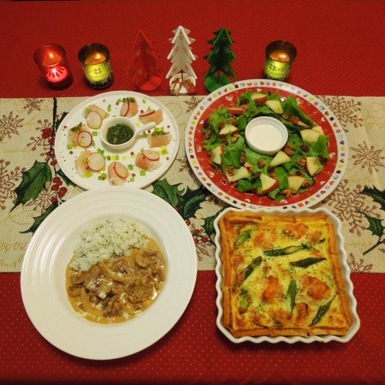 クリスマス料理レッスン