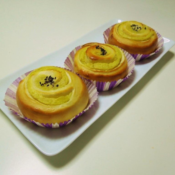 さつまいもロール（湯種パン）