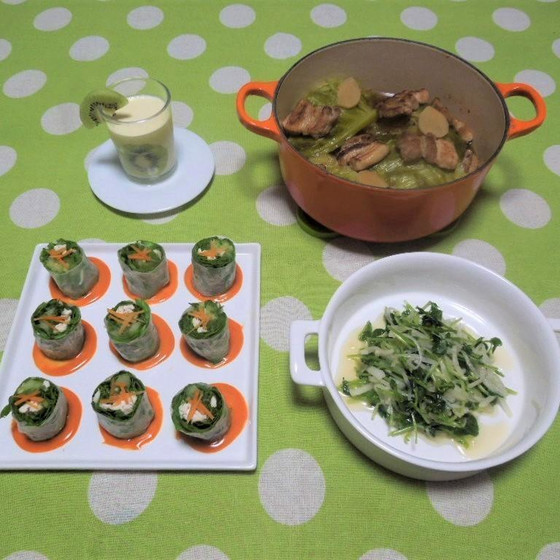 お肉とお野菜たっぷりヘルシー料理レッスン