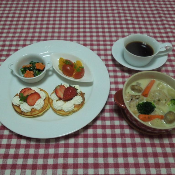 おうちで春のカフェメニューレッスン