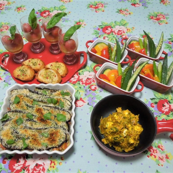 夏野菜いろいろおうちでパーティー料理