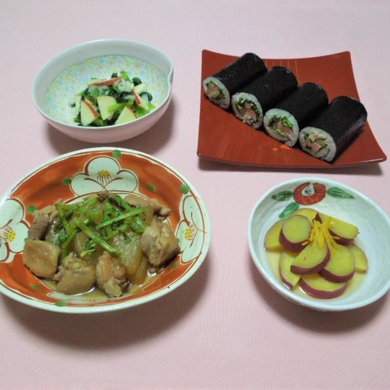 恵方巻と冬野菜で和食の料理レッスン