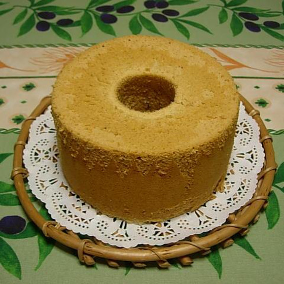 オレンジのシフォンケーキ