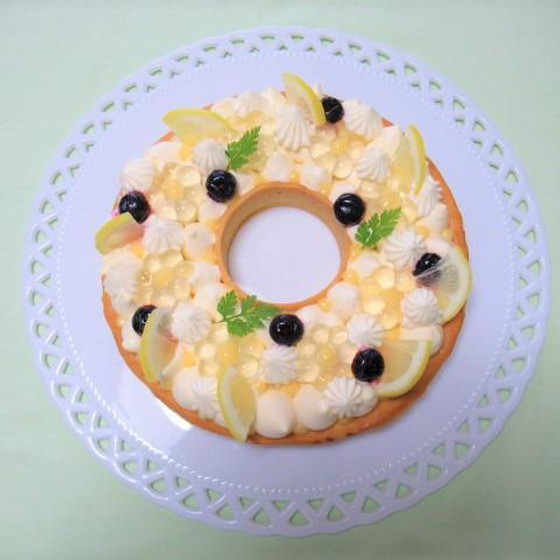 レモンのリースタルト