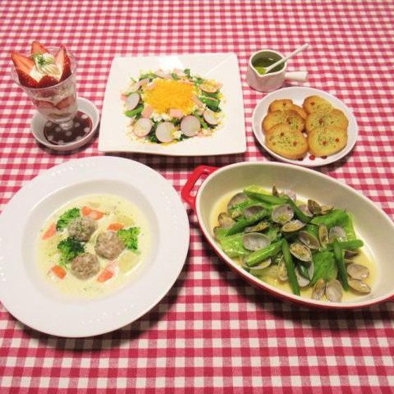 春の料理レッスン