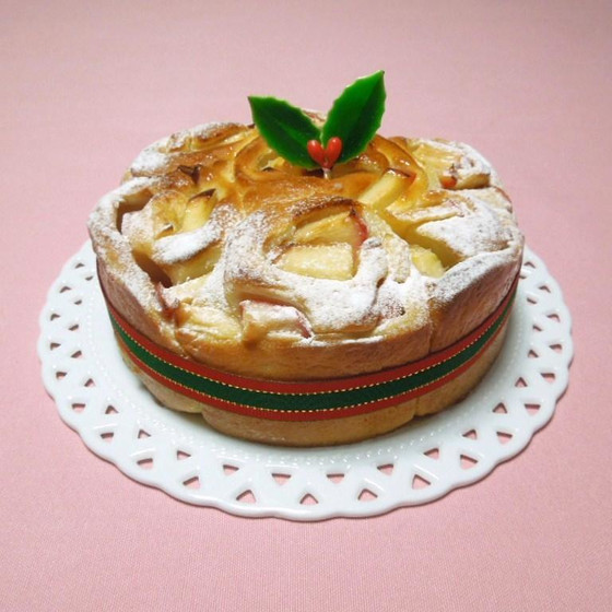 キッズパンレッスン（湯種パン）クリスマスのアップルパン