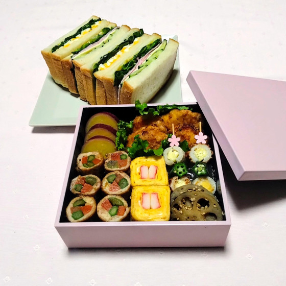 春のお花見弁当　料理レッスン