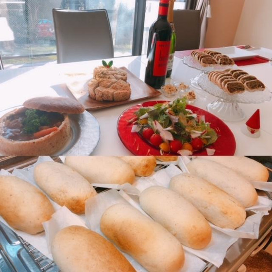 ２種のシュトーレン（レーズン酵母）