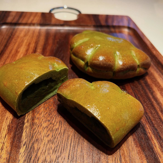 宇治抹茶クリームパン