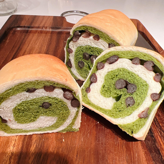 抹茶パン　＜天然酵母パン教室＞