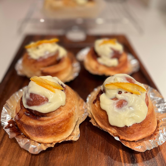 甘夏シナモンロール（甘夏酵母）