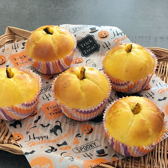 体験レッスン「かぼちゃパン」と「かぼちゃプリン」を作ります！