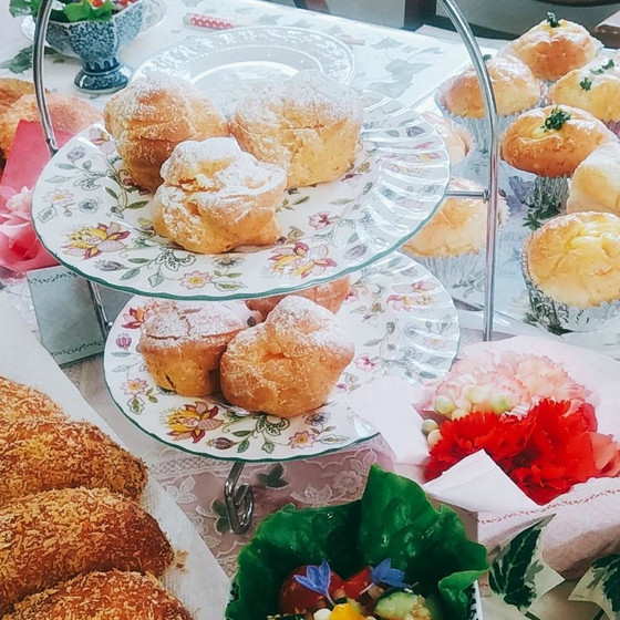 オニオンベーコンパン、ピロシキ、シュークリームレッスン