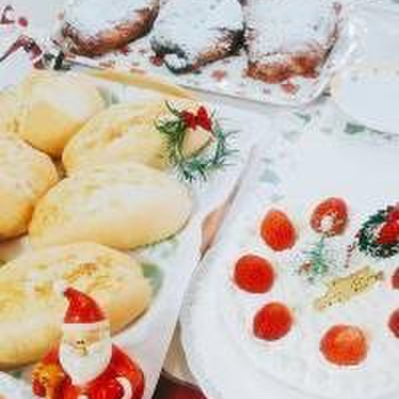 クリスマスのパン、シュトーレンとデコレーションケーキレッスン