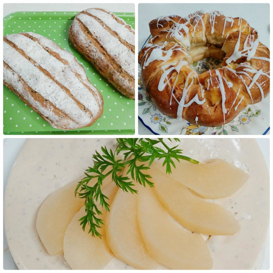 秋の味わい、パンとお菓子