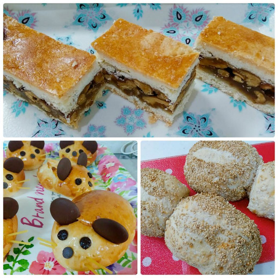 干支のパンとクルミのお菓子を作りましょう！