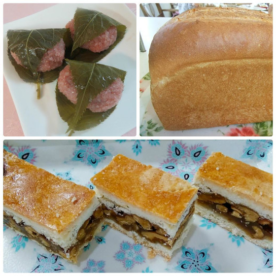 特別レッスン、大好評のクルミのお菓子と道明寺を作ろう！