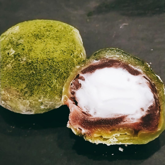 抹茶クリーム大福