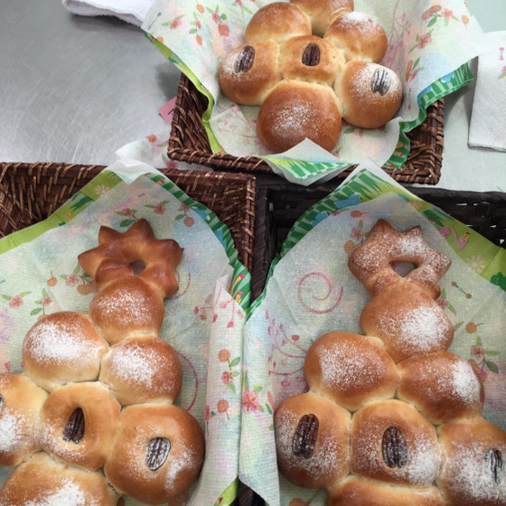 クリスマス　親子パン教室