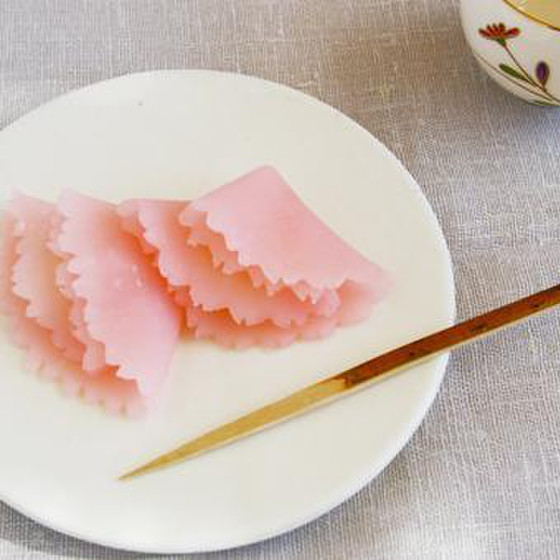 季節の和菓子レッスン　「八重桜」