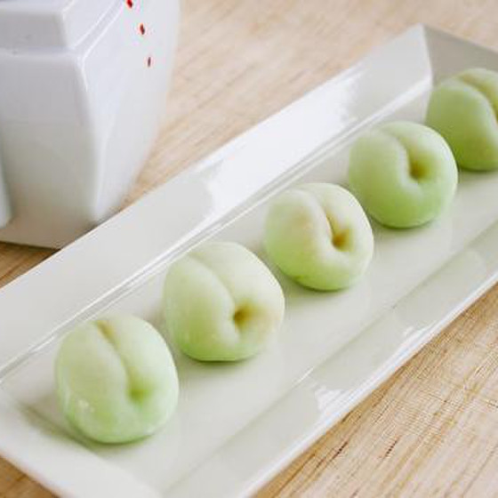 季節の和菓子レッスン　「水無月と青梅」