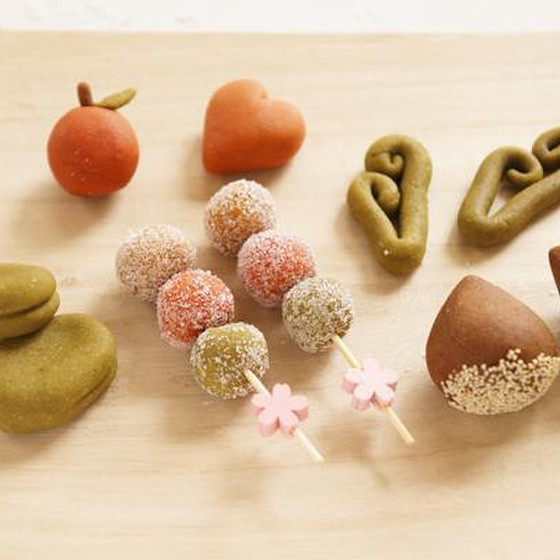 夏休みに　粘土細工感覚で楽しめる和菓子レッスン