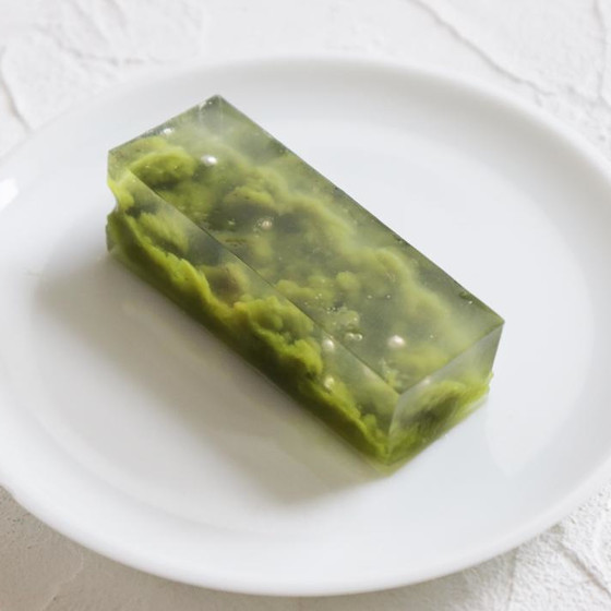 季節の和菓子レッスン　「湧き水」