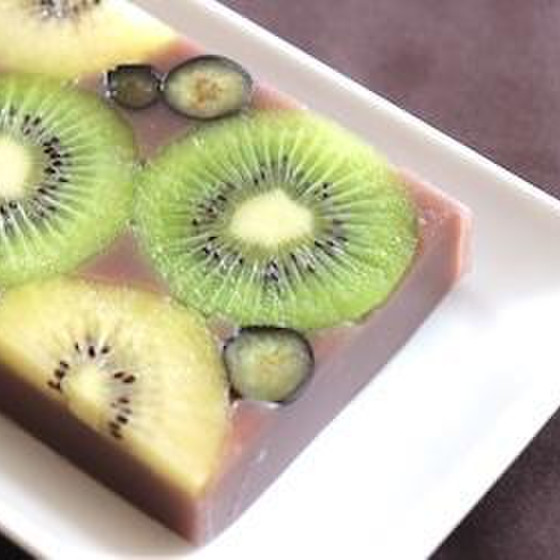 季節の和菓子レッスン　「フルーツケーキ羊羹」
