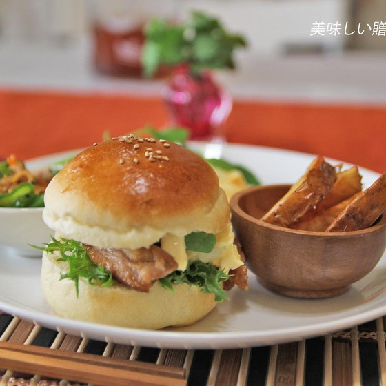 照り焼きチキンバーガーセット