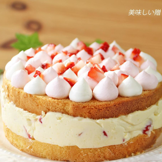 いちごクリームケーキ