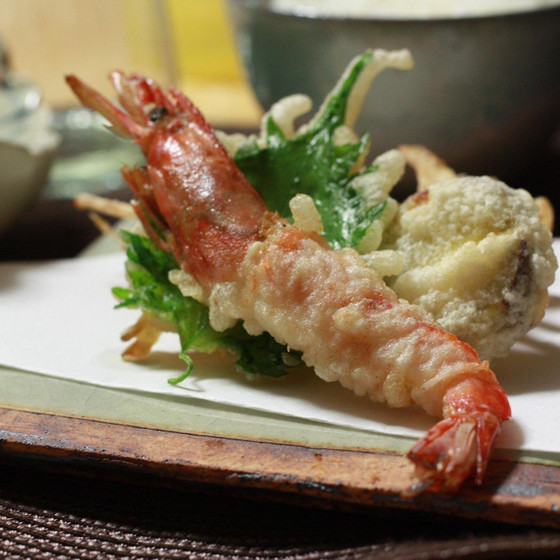 天ぷら盛り合わせと恵方巻きレッスン
