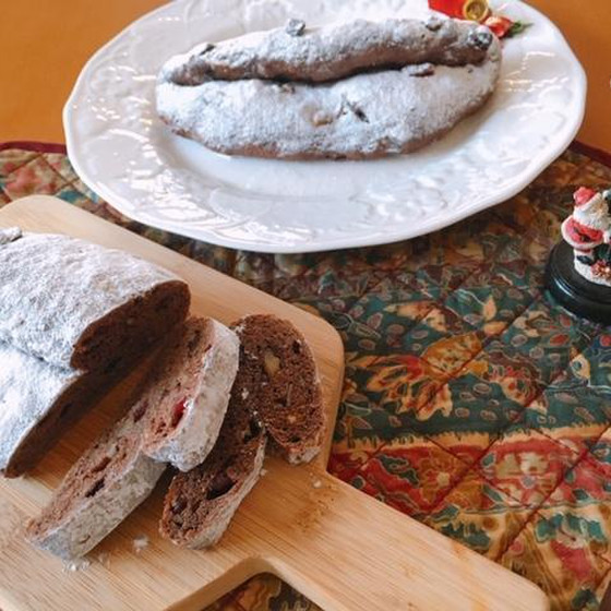 大人の味わい　カカオシュトーレン＆ホットワイン　持帰り１本生地２本  　