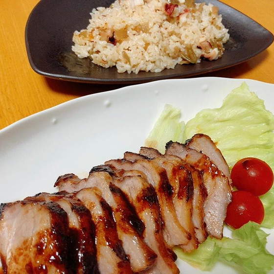 激うまダレに付け込んで焼くだけ絶品焼き豚、ピリ辛タコ飯他