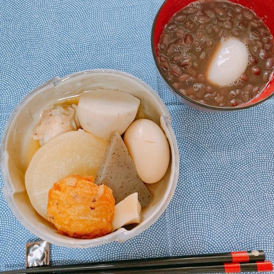 我が家のおでん＆おぜんざい
