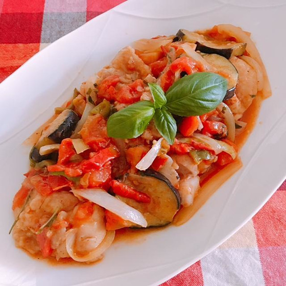 【５名限定】夕飯はこれで決まり！　ワインに合う料理レッスン　チキンのトマト煮　魚介とポテトのカレーマリネ　梨と生ハムサラダ