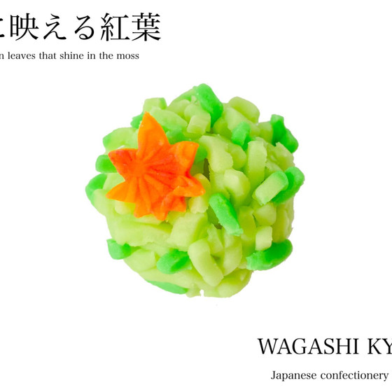 【湘南藤沢和菓子づくり】苔に映える紅葉〜練り切り〜